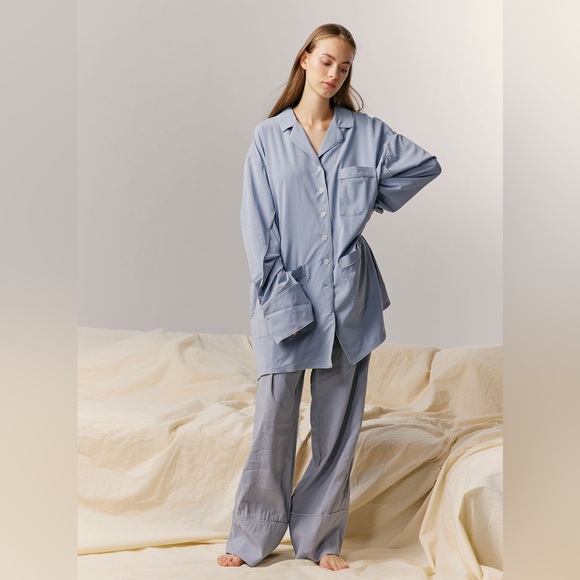 NAP Recliner Classic PJ Set Pastel Blue Women’s Set Size...